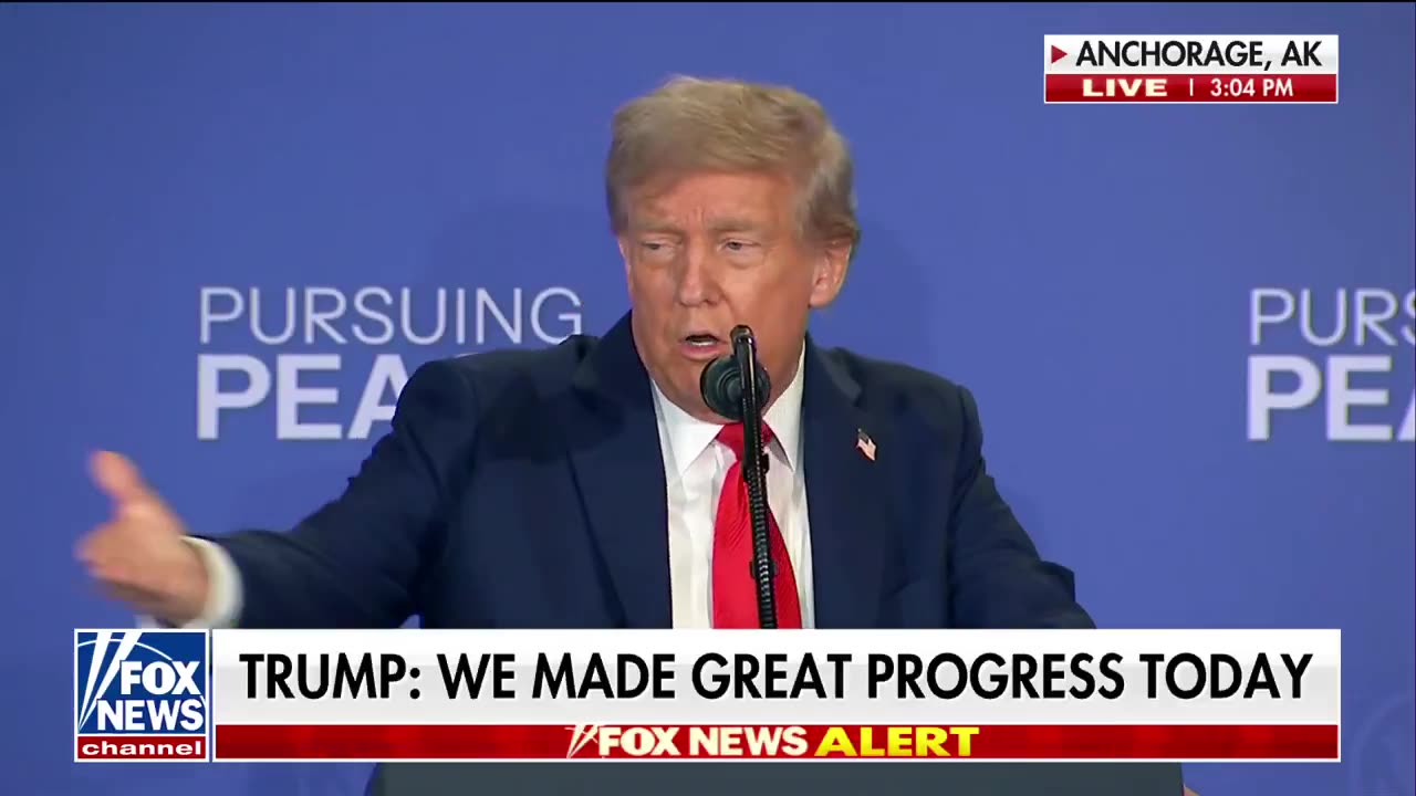 Trump suggests he and Putin made great progress today