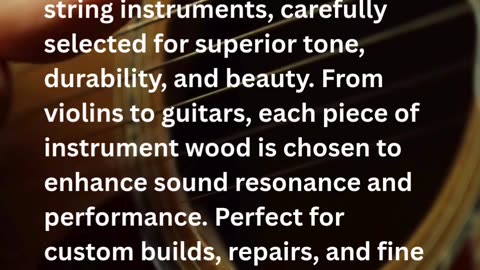 Premium Woods by Instrument