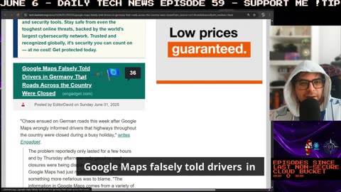google maps lost the plot and said german roads were closed