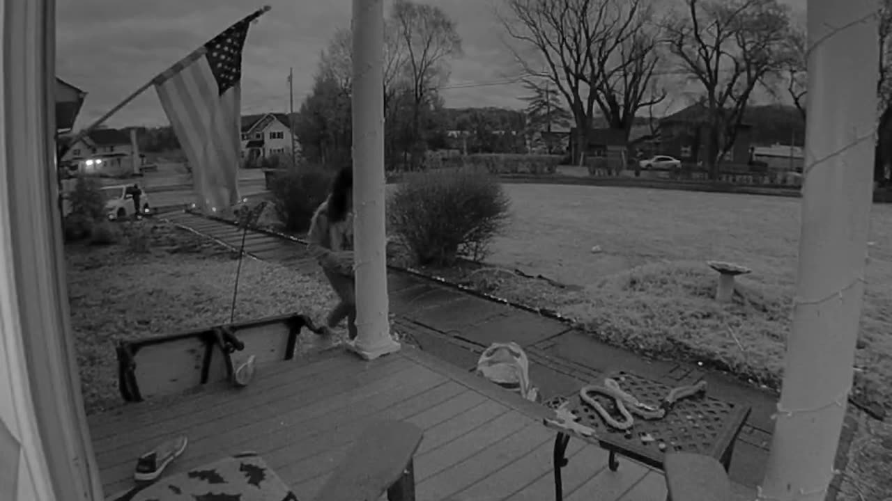Security Camera Catches Chair Fail