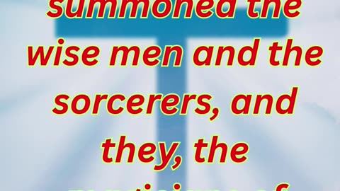"The Sorcerers’ Challenge" exodus 7:11,12 #short #youtube #ytshorts #views #jesus #youtubeshorts #yt