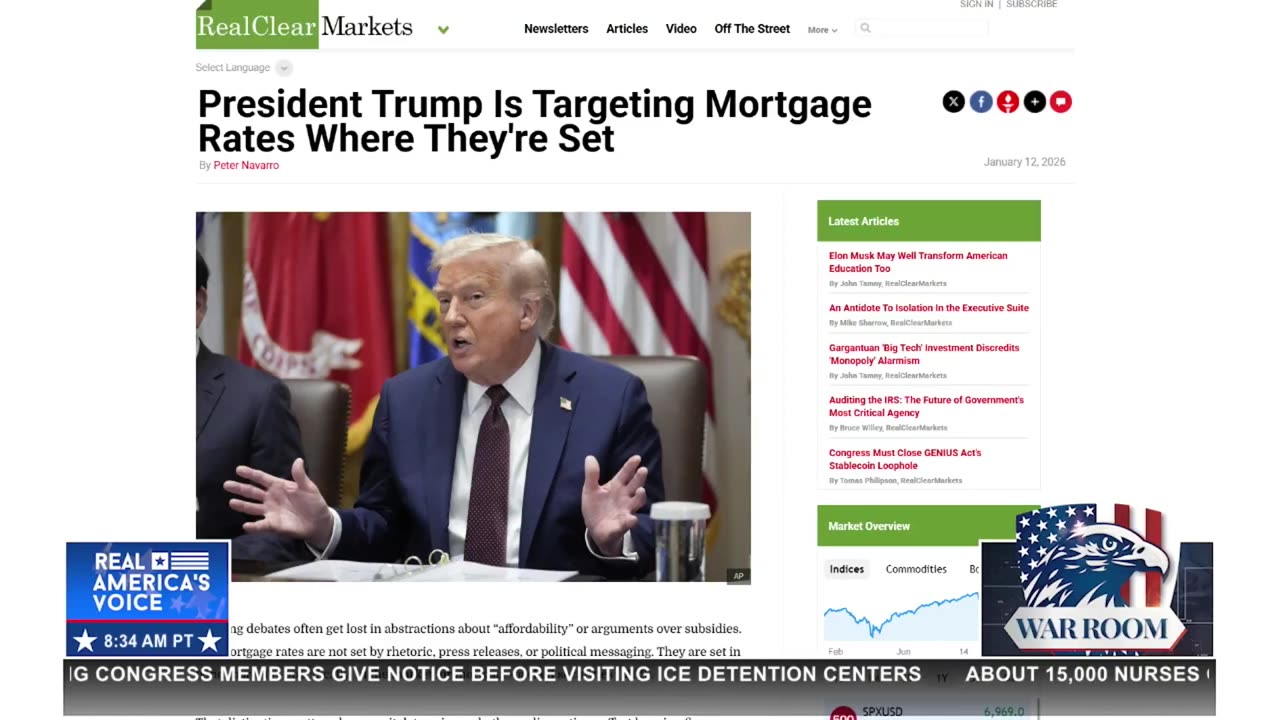 NEW FROM POTUS: MORTGAGE RATES SET TO COME DOWN