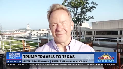 PRESIDENT TRUMP TRAVELS TO TEXAS THIS MORNING