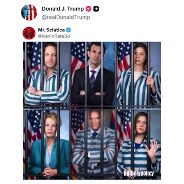 🚨 BREAKING: Tổng thống Trump vừa tung ra một video cho thấy 6 nhà lập pháp đảng Dân chủ bị nhốt