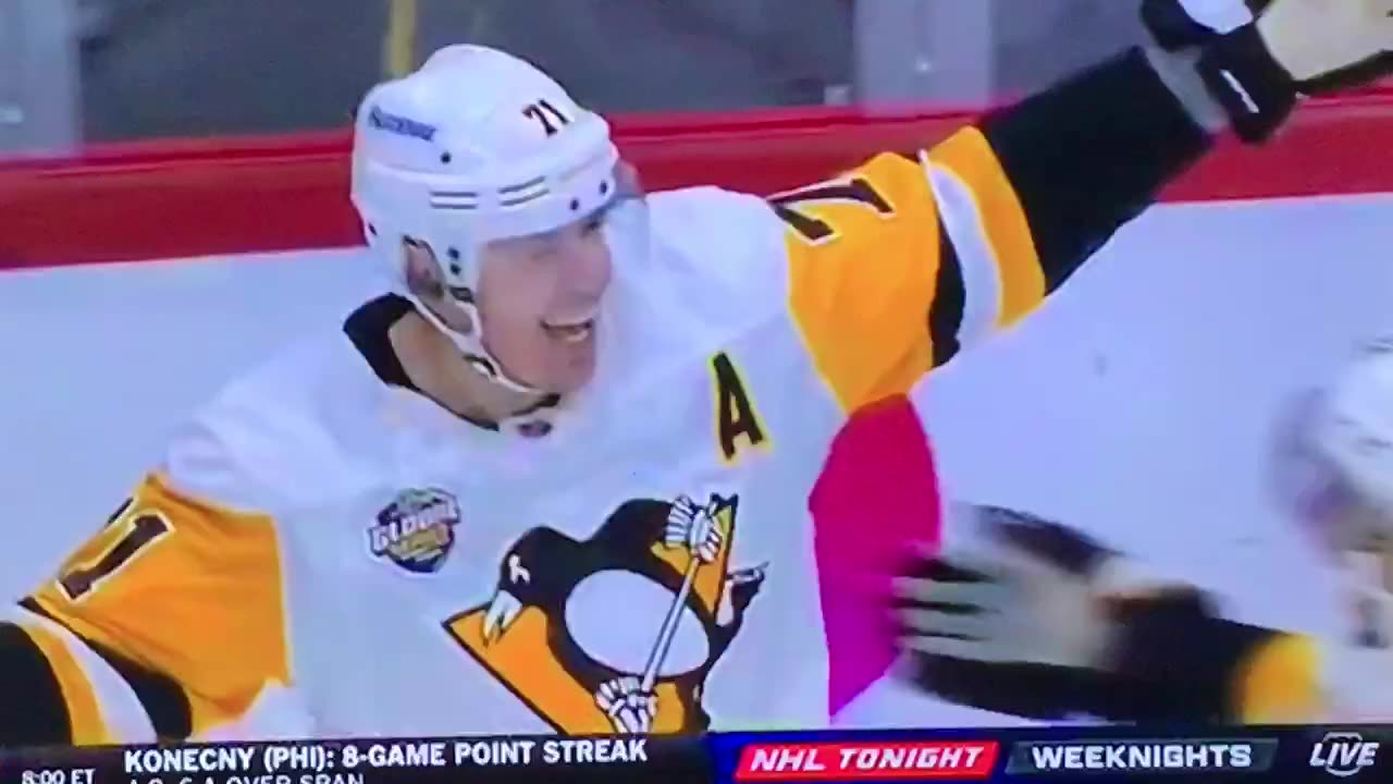 Penguins C #71 Evgeni Malkin 🥅(4)🏒Deflected Goal