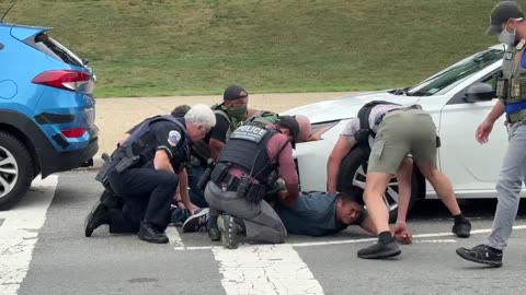 Criminal illegal screams like a girl after trying to escape federal agents