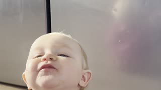 Baby Kayla’s Floor Brushing Routine — Funny Tooth Time 🪥