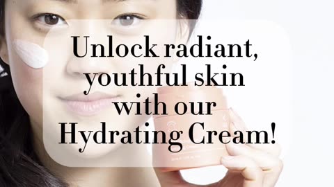 Unlock radiant, youthful skin with our Hydrating Cream!