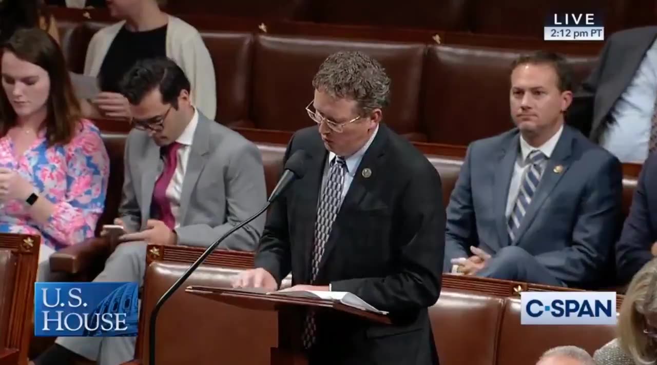 Congressman Thomas Massie Officially Calls for a Name Change to the Budget Bill
