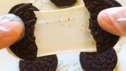 Delicious Oreo With Marshmallow Fillings!🤤