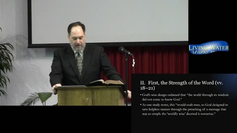 “The Wisdom of God in the Word of the Cross” (1 Cor. 1:18–25)