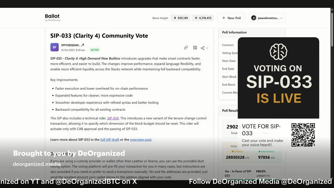 DeOrganized LIVE+ ⚡ Bitcoin + Stacks TV | Daily News • Builders • Games