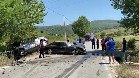 dalin pamjet nga aksidenti i rëndë në Thumanë