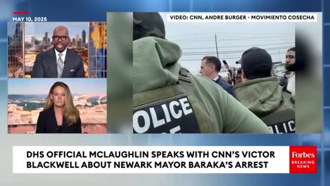 Top DHS Official Responds To Newark Mayor Ras Baraka's Arrest During An Interview On CNN