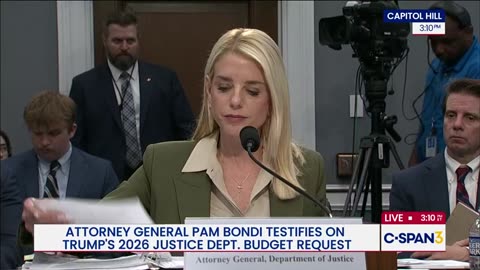 Attorney General Bondi Testifies on 2026 Justice Dept. Budget Request 6/23/2025