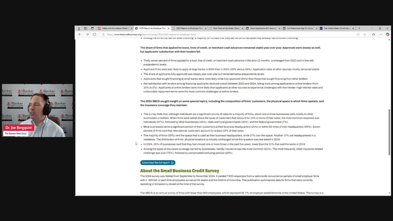 Episode 360: SBCS: 2025 Report on Employer Firms (Part 1)