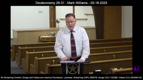 Deuteronomy 29-31 - Mark Williams - 05-18-2025