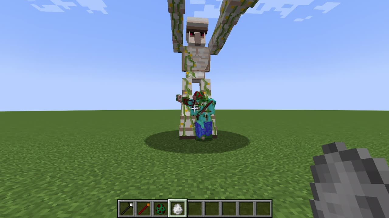 minecraft, game, new video,mowzie's mob, mod, gameplay,battle,