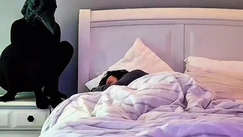 😂 Wife Scares Husband in Black Outfit | Funny & Cute Prank 💕