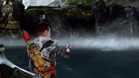 God of War - Path to the Mountain - Investigate the glowing statue