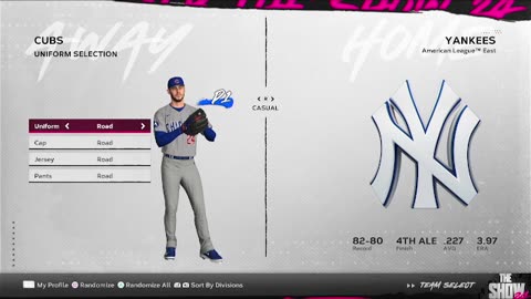 The Show 24 Cubs VS Yankees! Live on APfnS & PS5