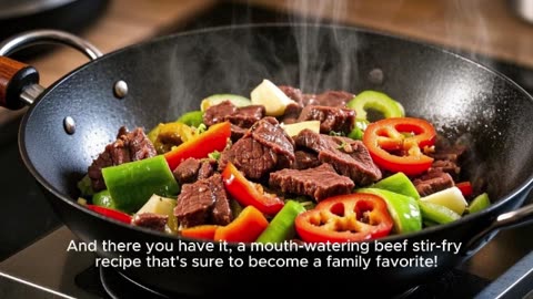 Beef Stir-Fry Recipe | Quick, Saucy & Loaded with Veggies #WokReady