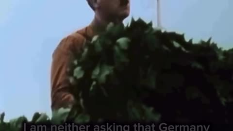 The Führer addresses the German Volk
