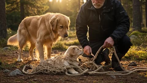 A San Saved a Puppy.. Then the Dogs Saved Him