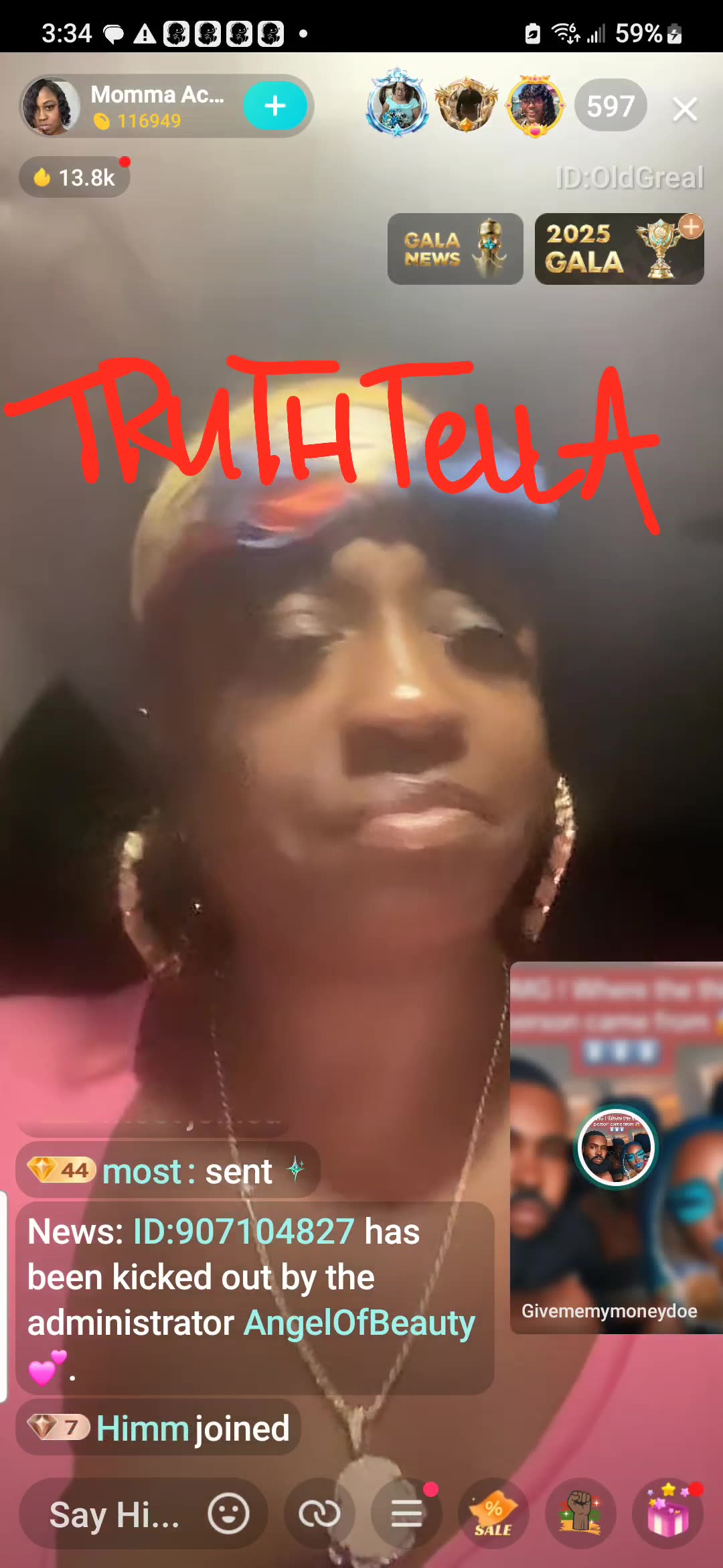 MOMMA ACE 3RD SHIFT TRYING TO DEFEND HAITIVOODOOKING WHILE HOLLY READS HIM FOR FILTH
