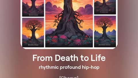 From Death to Life (Hip-Hop AI musical generated arrangement and vocals) second version