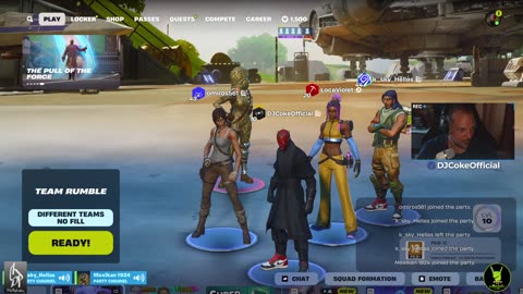 🔴 #Live [GR/EN] 🎮: Fortnite dike mu!!! | Follow me @ social: @DJCokeOfficial | !addme !social |