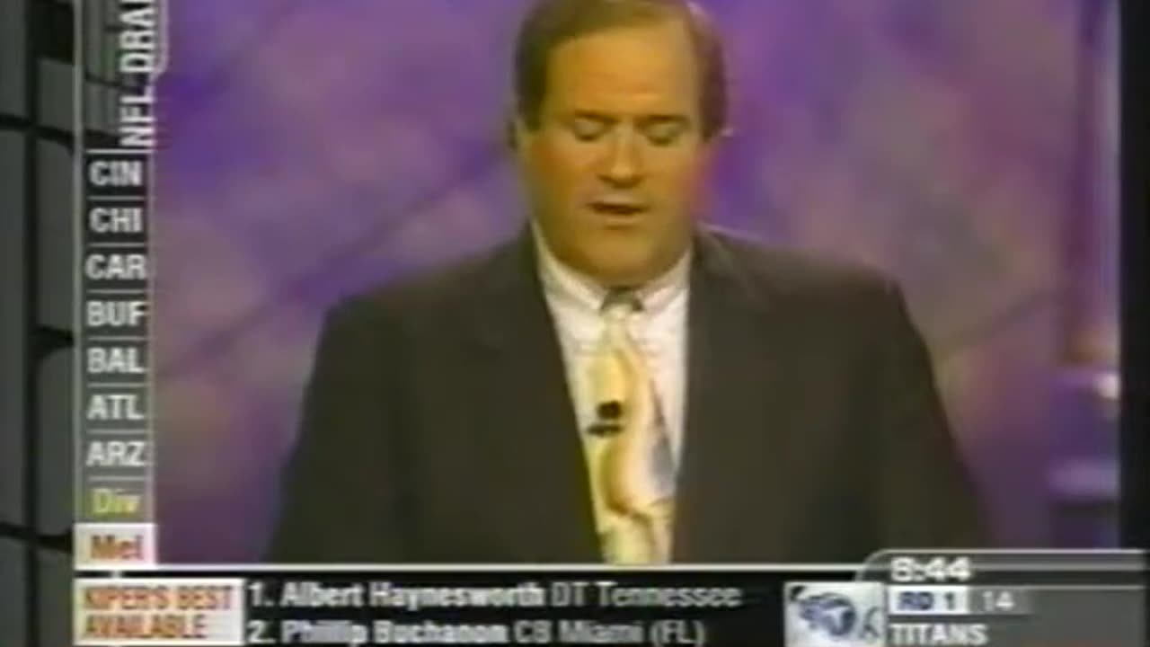 2002 NFL Draft (Picks 1-41) (feed cuts off at 7:00:00)