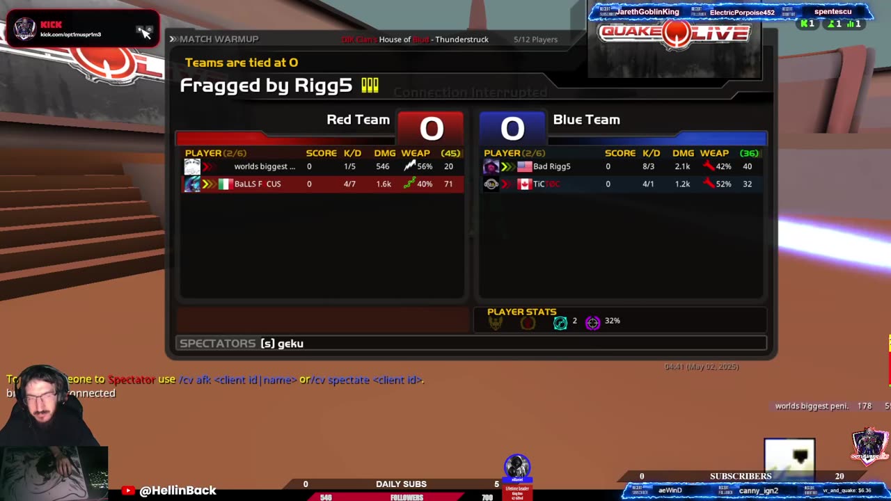 first rumble stream