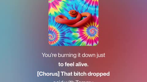 She dropped acid with Tommy