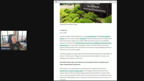Are top tier units in the military involved in drug and human trafficking?
