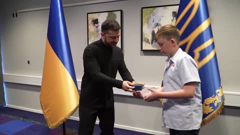 🏅🇺🇦 Ukraine Russia War | Zelenskyy Honors Young Volunteer Jens Fogh Thomsen in Denmark | RCF