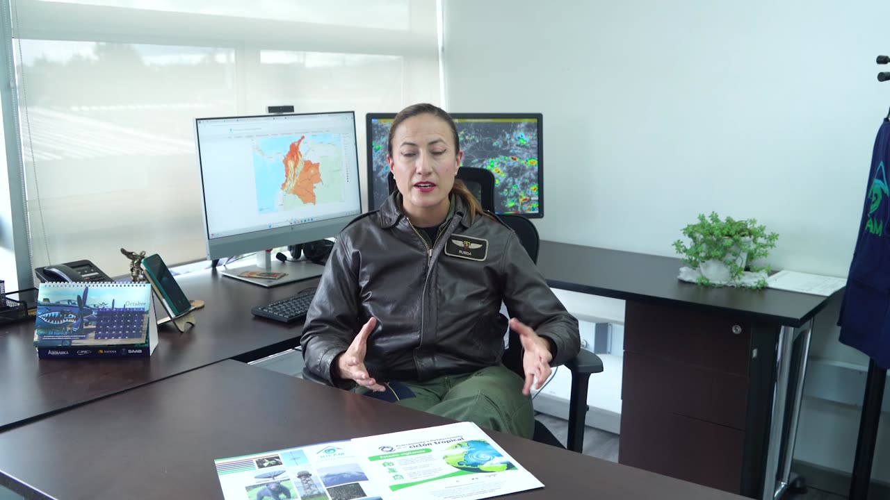 Carolina Rueda, jefa de la Oficina del Servicio de Pronósticos y Alertas del Ideam