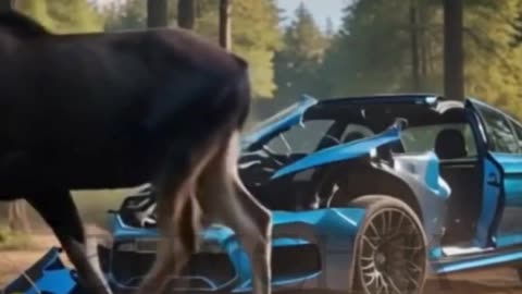 Cute Animals Break Cars