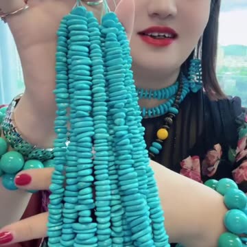 20250912-4 Turquoise Studs: A Miniature Work of Art upon Your Ears