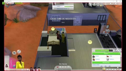 Sims 4 comprobando las familias de esta partida