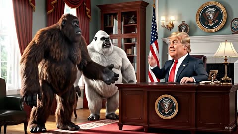 Bigfoot & Yeti Get Hired by the President?! | The Cryptid Cabinet Begins 😂🇺🇸