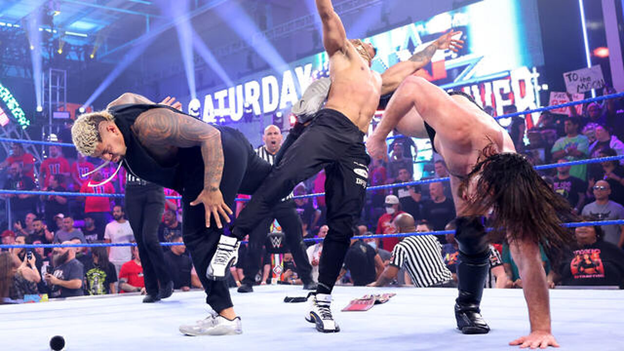 North American Title Ladder Match opponents size each other up: WWE NXT, March 29, 2022 @wwefree