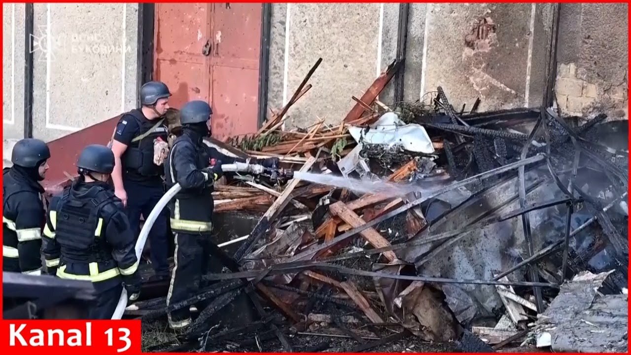 Russian drone and cruise missile attacks kill at least 2 in Ukraine