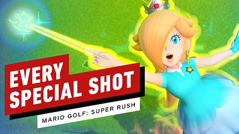 Mario Golf - Super Rush - Every Special Shot in Action