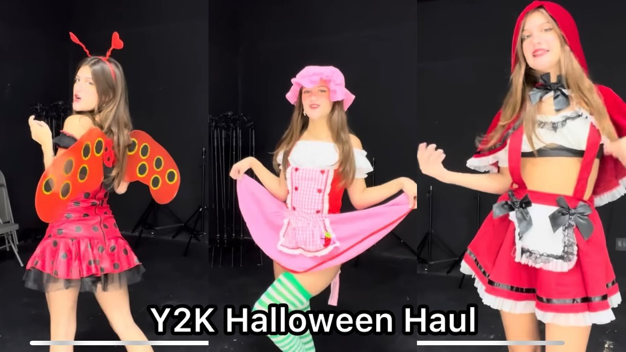 THE MOST ANTICIPATED Y2K 2000’s HALLOWEEN TRY ON HAUL OF THE ￼CENTURY “too hot to handle”