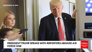 FULL AIR FORCE ONE GAGGLE: Trump Takes Questions From Reporters After Leaving England