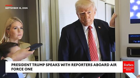 FULL AIR FORCE ONE GAGGLE: Trump Takes Questions From Reporters After Leaving England