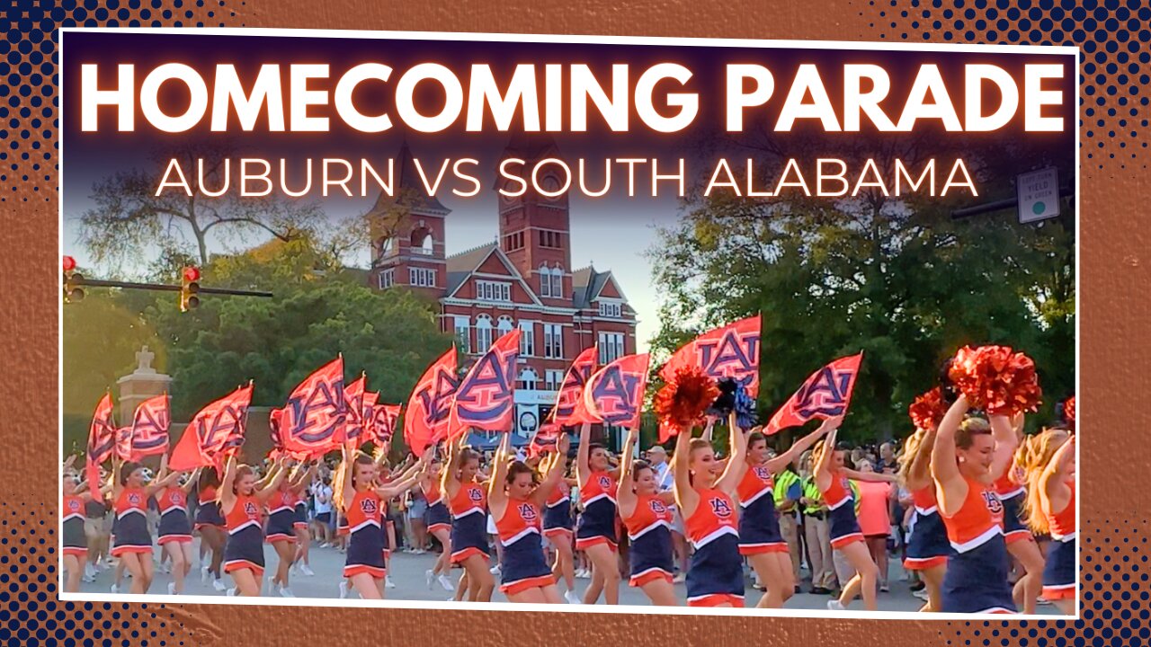 Homecoming Parade 2025 | Auburn University | Band, Floats, and More!