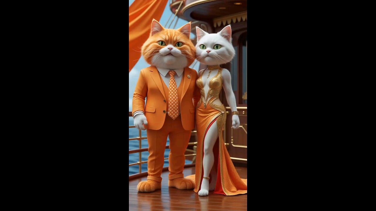cat couple 💞🤩
