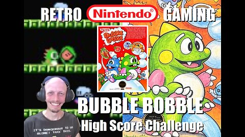 Bubble Bobble (NES): Shoot for a High Score with BrightGaming in a Bubble Poppin' Arcade Hit